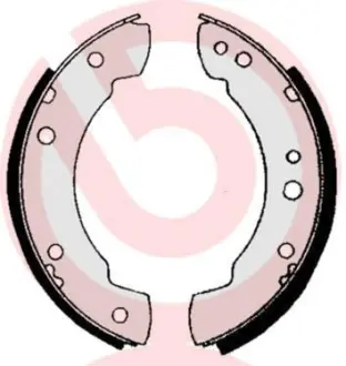 Гальмівні колодки барабанні BREMBO S23 566
