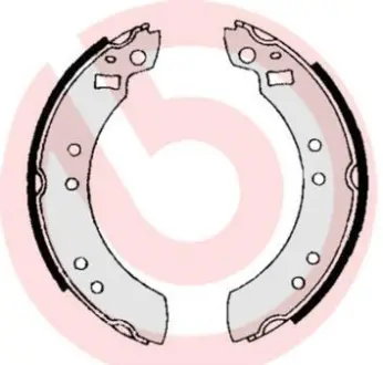 Гальмівні колодки барабанні BREMBO S24 501
