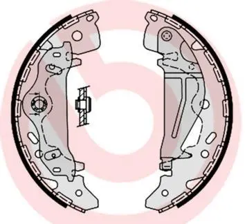 Гальмівні колодки барабанні BREMBO S30 521