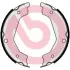 Гальмівні колодки барабанні BREMBO S30 534 (фото 1)