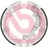 Тормозные колодки барабанные BREMBO S30 537 (фото 1)