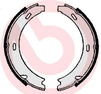 Гальмівні колодки барабанні BREMBO S50 508