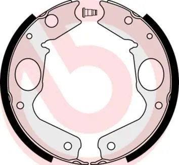 Гальмівні колодки барабанні BREMBO S54 518