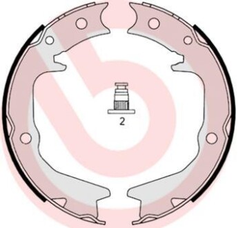 Тормозные колодки барабаны BREMBO S54 519