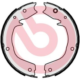 Гальмівні колодки барабанні BREMBO S54 524