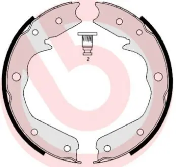 Гальмівні колодки барабанні BREMBO S59 527