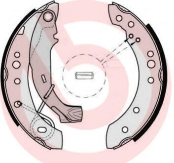 Тормозные колодки барабанные BREMBO S61 526