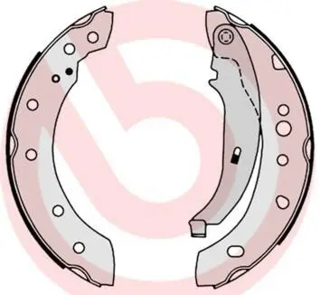 Тормозные колодки барабанные BREMBO S61 527