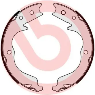 Тормозные колодки барабаны BREMBO S61 542