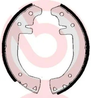 Гальмівні колодки барабанні BREMBO S68 501