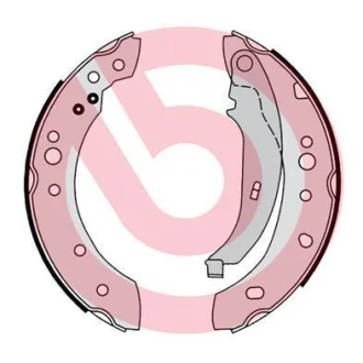 Гальмівні колодки барабанні BREMBO S68 547
