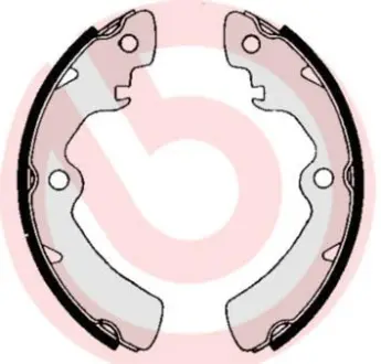 Гальмівні колодки барабанні BREMBO S79 503