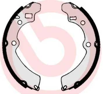 Гальмівні колодки барабанні BREMBO S79 512