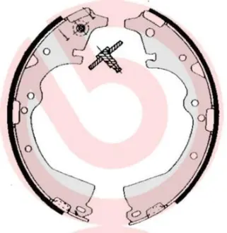 Гальмівні колодки барабанні BREMBO S83 511