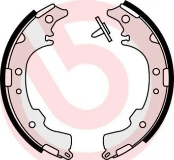 Тормозные колодки барабанные BREMBO S83 540