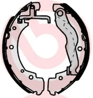 Тормозные колодки барабанные BREMBO S85 515
