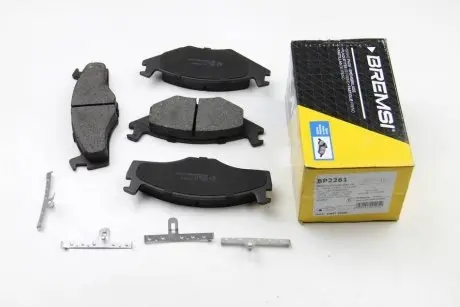 Тормозные колодки пер. Golf II/III/Jetta I/II/Passat -97 BREMSI BP2261