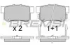 Гальмівні колодки зад. Civic 98-/Accord 90-03 (Akebono) (47,5x89x14,5) BREMSI BP2544 (фото 1)