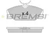 Тормозные колодки пер. Laguna I/Megane I 95-03 (TRW) BREMSI BP2874 (фото 1)