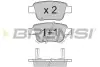 Гальмівні колодки зад. Toyota Avensis 00-08 (Bosch) BREMSI BP3112 (фото 1)