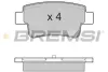 Гальмівні колодки перед. Opel Corsa 09-14 (BOSCH) BREMSI BP3228 (фото 1)