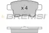 Гальмівні колодки зад. Citroen C4 Picasso 06- (Bosch) BREMSI BP3331 (фото 1)