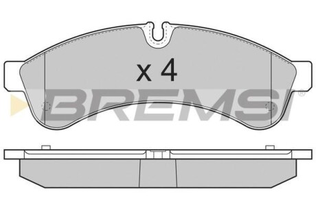 Гальмівні колодки зад. Daily 06- BREMSI BP3365