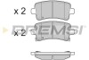Гальмівні колодки зад. Opel Insignia 08- (TRW) BREMSI BP3379 (фото 1)