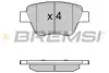 Гальмівні колодки зад. Caddy/Jetta 10-/Golf 09-13 BREMSI BP3429 (фото 1)