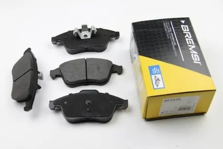 Тормозные колодки пер. Renault Laguna 07-/Megane 12-(ATE) (155,3x63x18) BREMSI BP3430