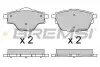 Гальмівні колодки зад. Citroen C4/Peugeot 308 II 13- (Bosch) (106x51,9x16,7) BREMSI BP3625 (фото 1)