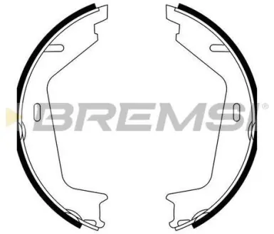 Гальмівні колодки бараб. XC90 02- BREMSI GF0608A