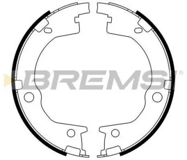Колодки ручного гальма Hyundai Santa FE I,II 06-12/Kia Sorento 06- BREMSI GF0803