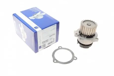 Помпа води Lada 2111-2112 1.5/1.5 16V/1.6 96-13/Lada Kalina 1.4 16V/1.6 04-14 (21z) (R/B) (7 лоп) BUGATTI PA6402