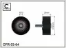 Паразитный ролик поликлинового ремня (10x60x26) Fiat PSA 1.6-1.9 96- CAFFARO 03-04 (фото 1)