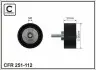 Паразитный ролик поликлинового ремня (8x55x28) BMW 2.0-3.0D 04-17 CAFFARO 251112 (фото 1)