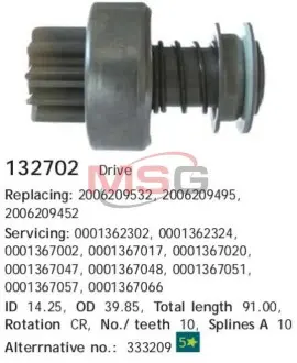 Бендикс CARGO 132702