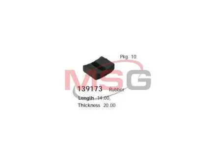 Демпфер редуктор резиновый. CARGO 139173