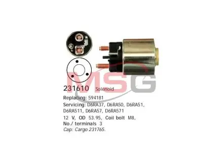 Соленоїд CARGO 231610