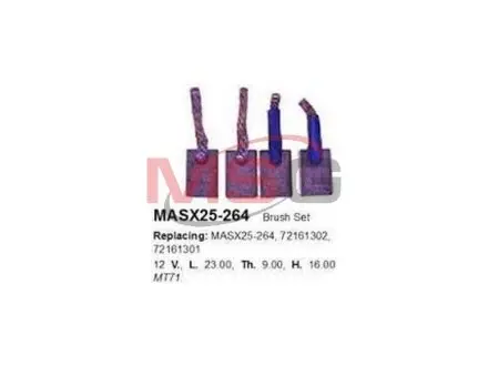 Щітка стартера CARGO MASX25-264