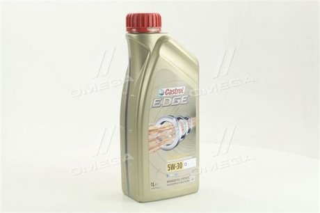 Олія ДВЗ 5W-30 EDGE API C3 SN/CF, ACEA C3, GM dexos2, 1л, синт. CASTROL 15530C