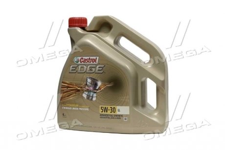 Олія ДВЗ 5W-30 EDGE LL ACEA C3, VW 504 00/507 00, 4л, синт. CASTROL 15668E