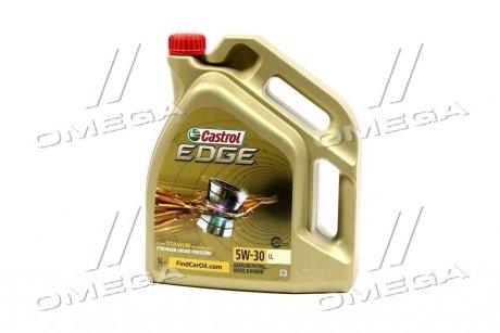 Олія ДВЗ 5W-30 EDGE LL ACEA C3, VW 504 00/507 00, 5л, синт. CASTROL 15669E