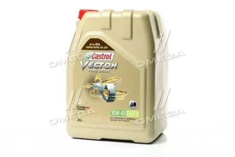 Олія ДВЗ 10W-40 VECTON LONG DRAIN CJ-4, ACEA E6/E9, MAN M 3477, 20л, синт. CASTROL 15B9D1