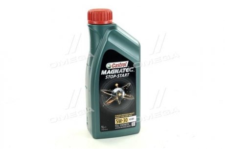 Олія ДВЗ 5W-30 MAGNATEC STOP-START ACEA A3/B4, 1л, синт. CASTROL 15C94C