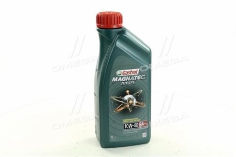 Олія ДВЗ 10W-40 MAGNATEC API SN, ACEA A3/B4, 1л, п/синт. CASTROL 15CA2A