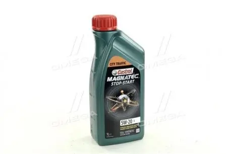 Олія ДВЗ 5W-20 MAGNATEC STOP-START API SN, ILSAC GF-5, Ford M2C948-B, 1л, синт. CASTROL 15CC52