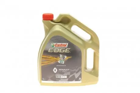 Масло 0W40 Edge RN17 (5L) CASTROL 15D1EC (фото 1)