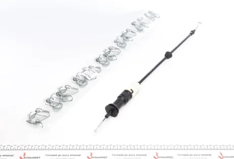 Трос сцепления VW Caddy II 1.6/1.9 95-(860/635 мм) (дизель) Cavo 7001 643