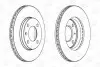 Тормозной диск передний Audi 80/Seat Cordoba, Ibiza, Toledo/VW Golf, Jetta, Passat CHAMPION 561178CH (фото 1)